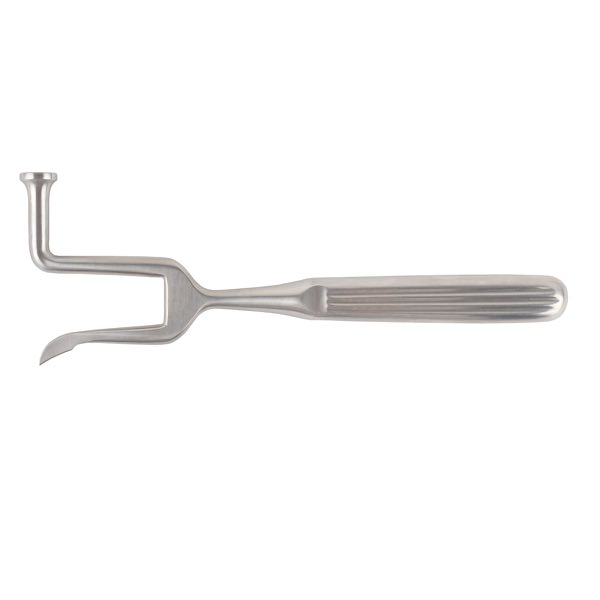 Rubin Nasal Rasp, Down Cutting Teeth, 30% Oblique, Concave, 8" (20.3 Cm)